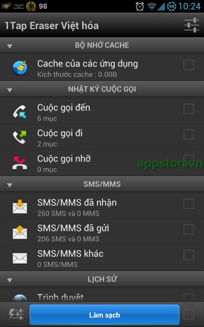 phan me m đơn rác cho android